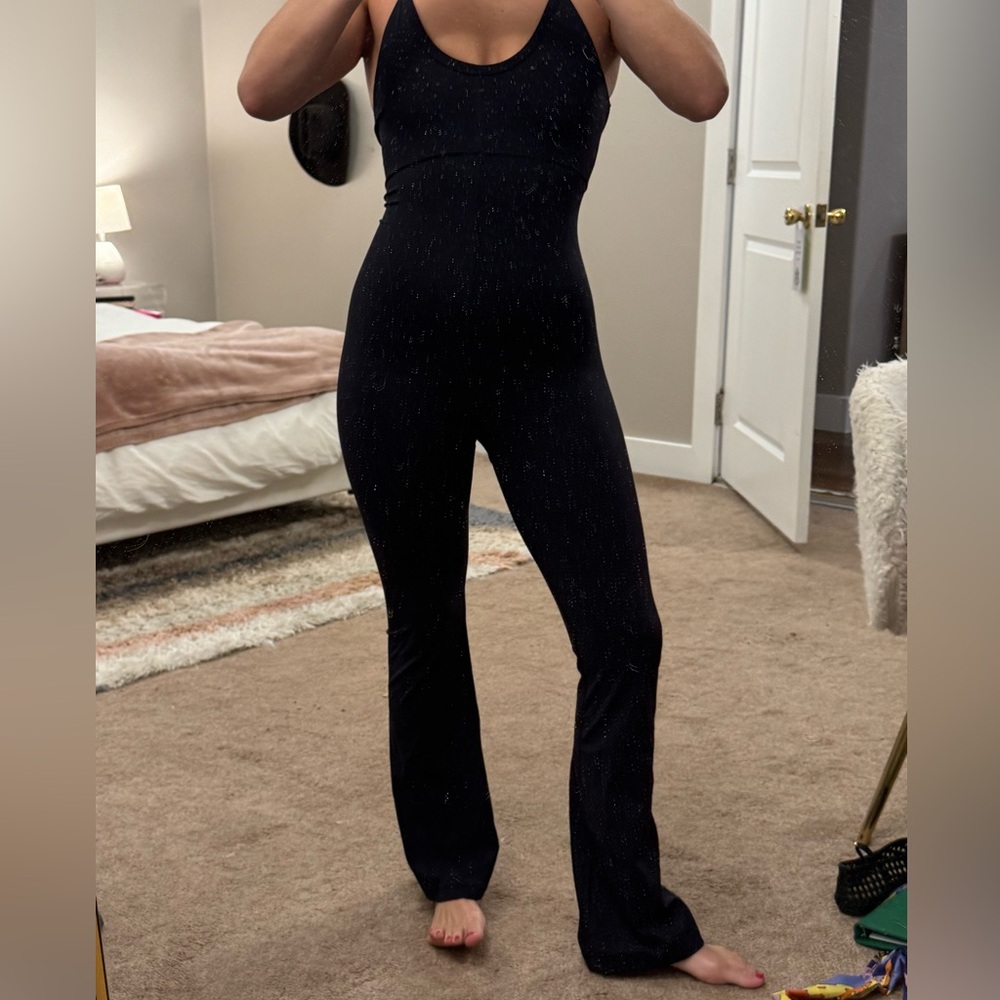 FP Movmement Black Workout Onesie